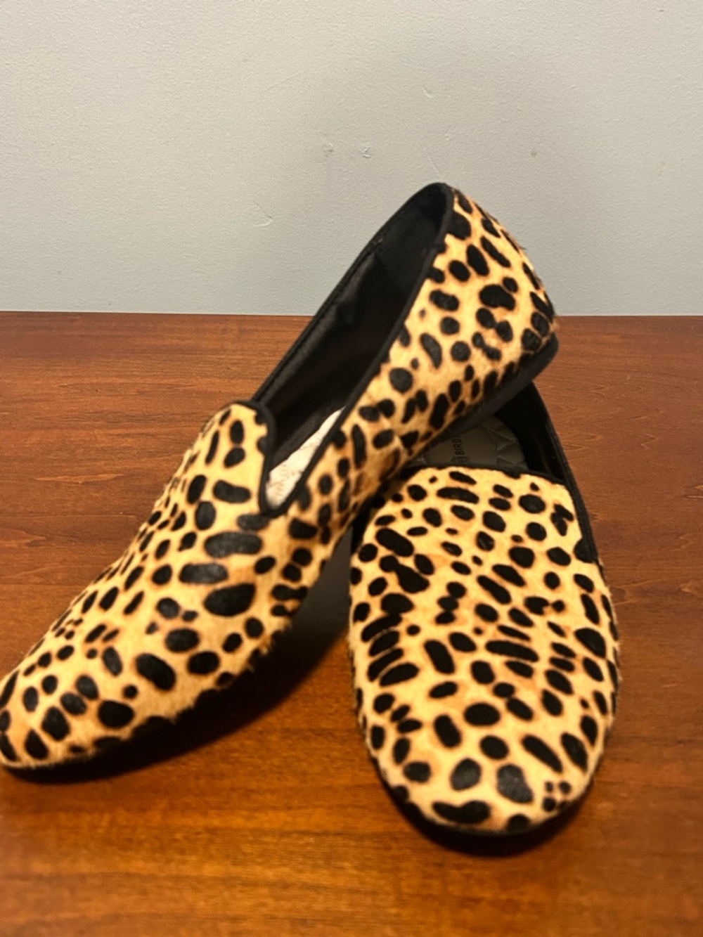 Birdies Leopard Print Starling Slip-On Flats 7.5